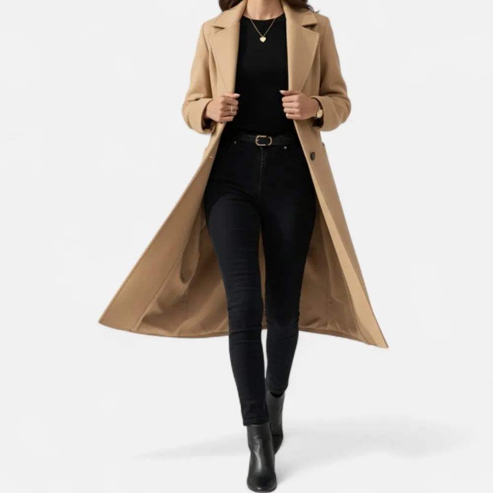 Classic Belted Longline Coat