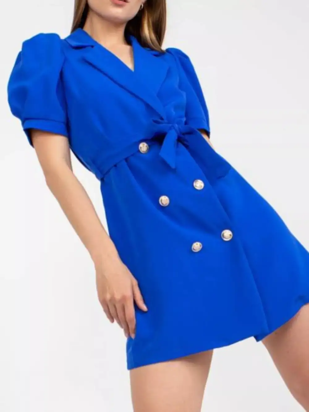 Soft Touch Tie Waist Mini Dress