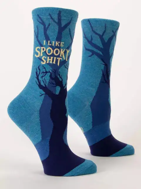 Women's I Like Spooky Shit Crew Socks