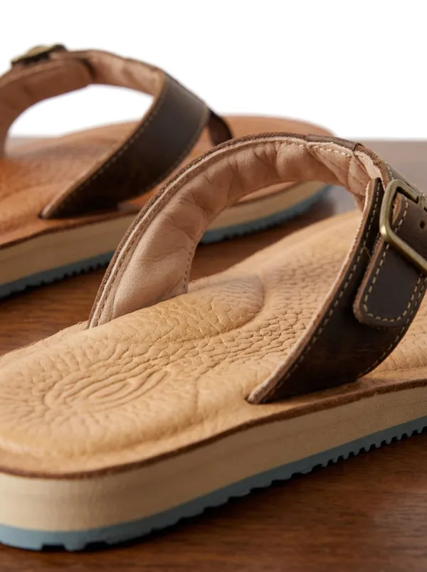Buckle-Strap Men's Casual Flip Flops