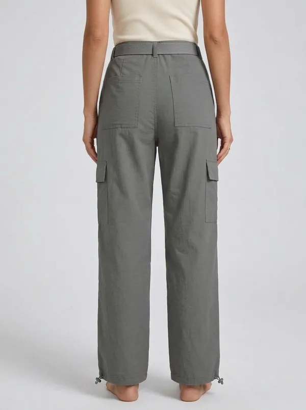 Women's Utility Cargo Pants with Belt