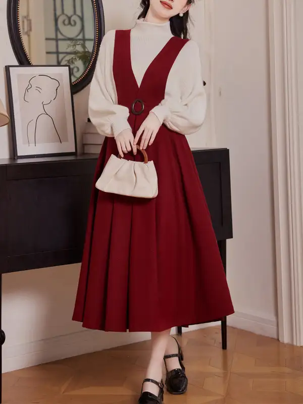 Bow Shirt Maxi Dress