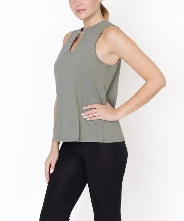 V Neck Sleeveless Tank Top