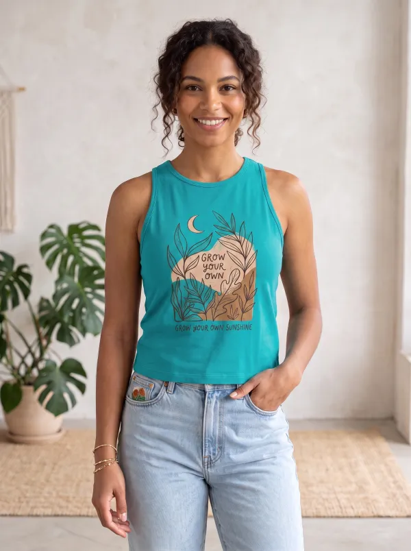 Boho Plant Grow Own Casual Top
