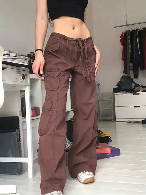 Refined Refined Pocketed Wide Straight Jeans