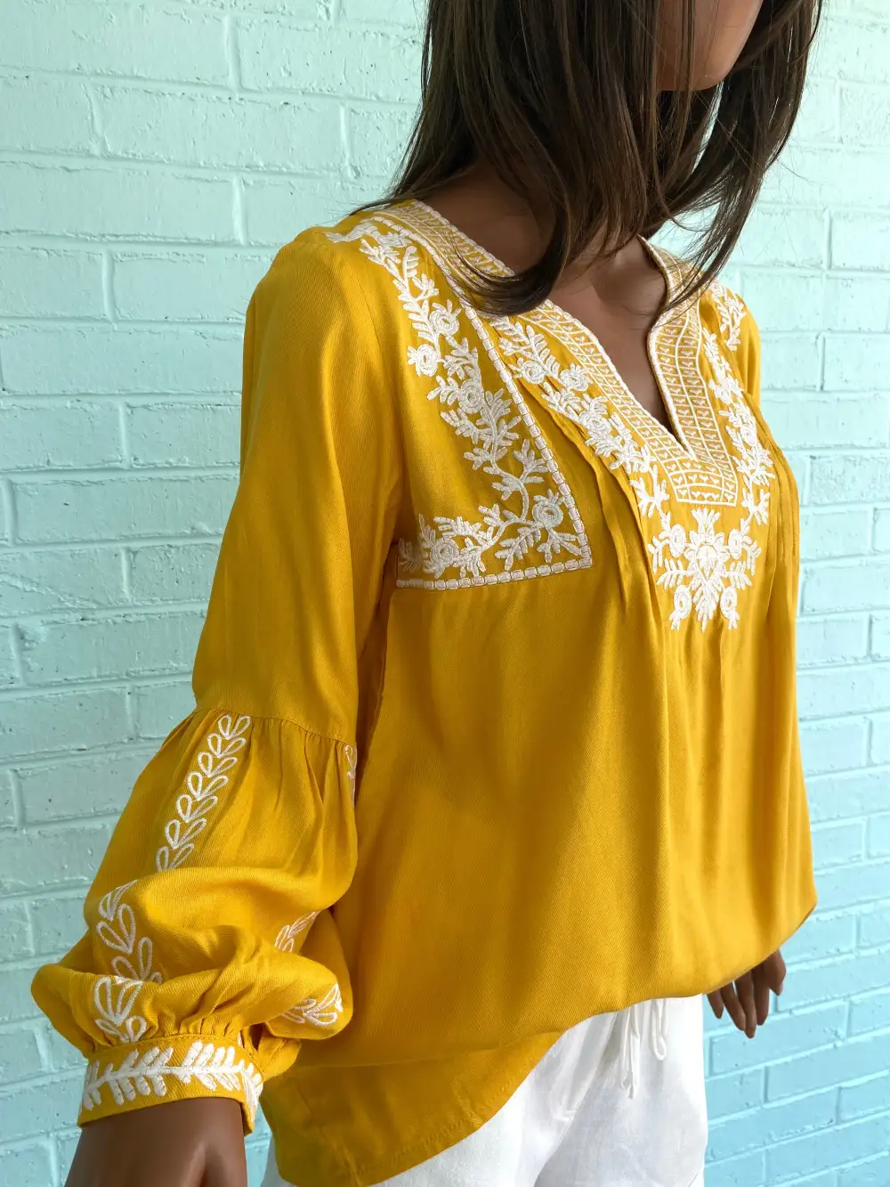 Relaxed Embroidered Blouse