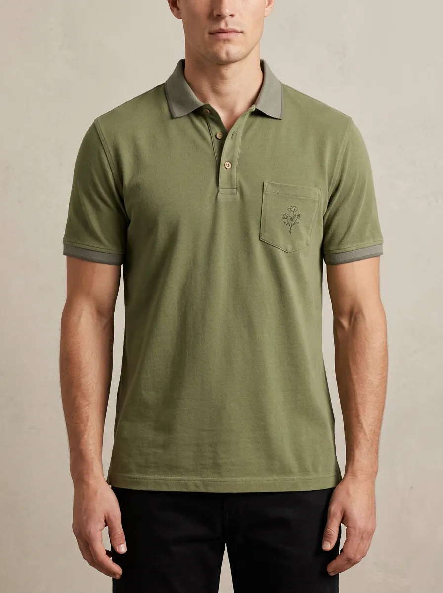 Classic Floral Men's Polo Shirt