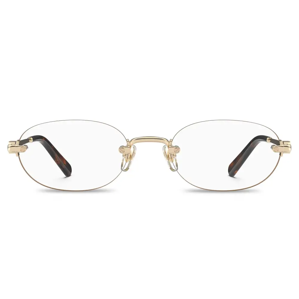 Refined Round Rimless Acetate Blue Light Eyewear