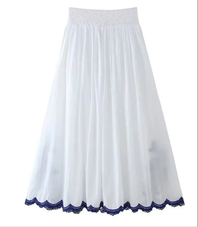 Lace Lace Trim Skirt