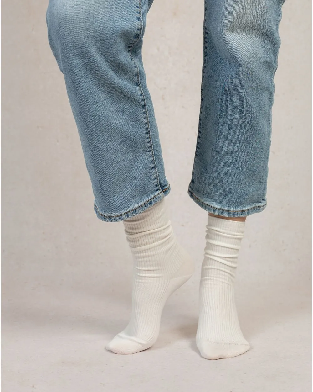 Cotton Ribbed Socks
