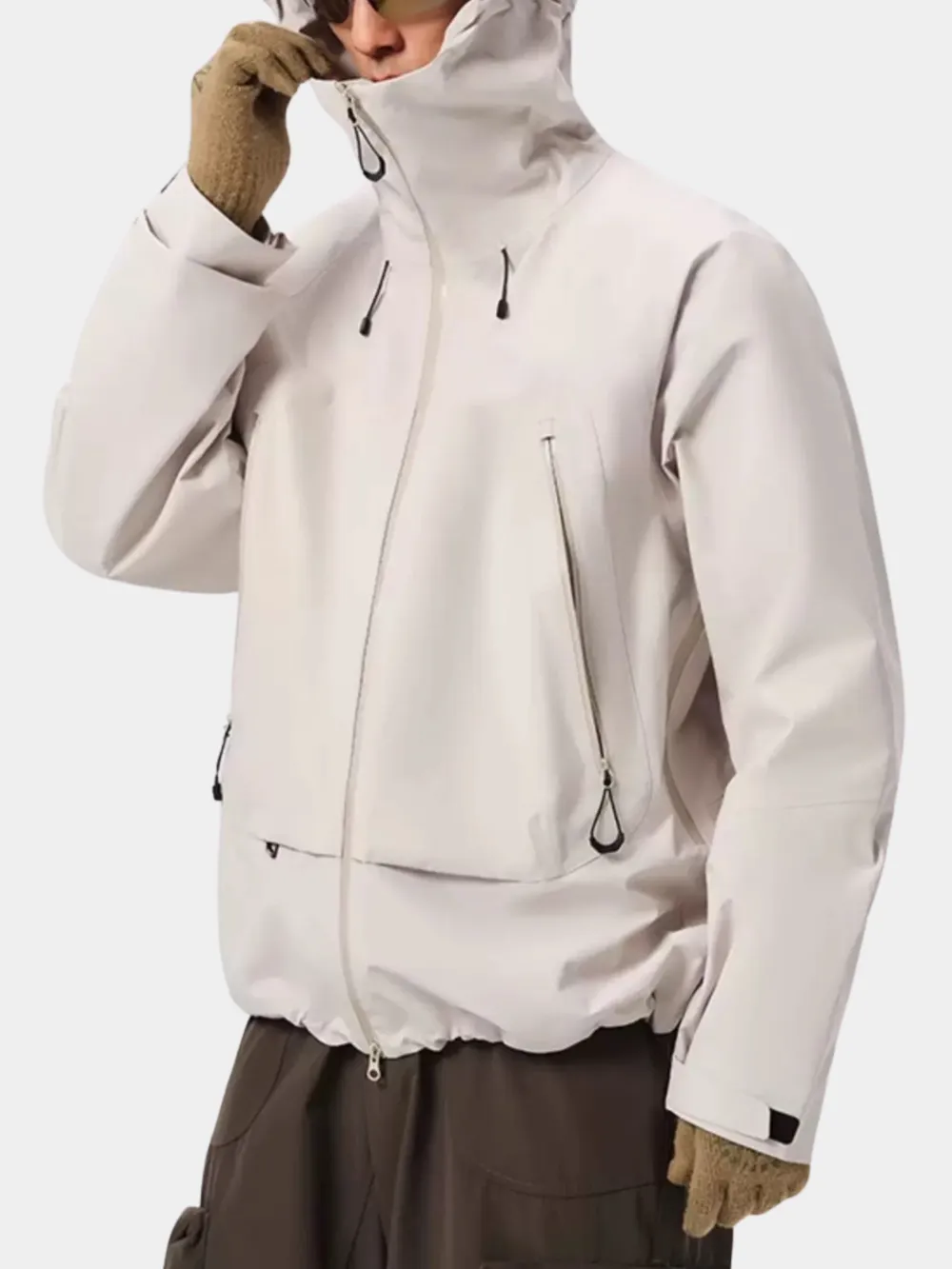Water Resistant Wind Resistant Breathable Hard Shell Jacket
