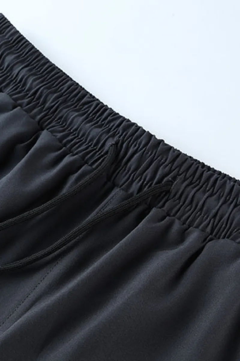 Outdoor Motion Quick Dry Breathable Drawstring Athletic Shorts
