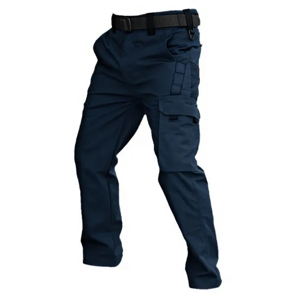 Men's Solid Color Tactical Work Pants