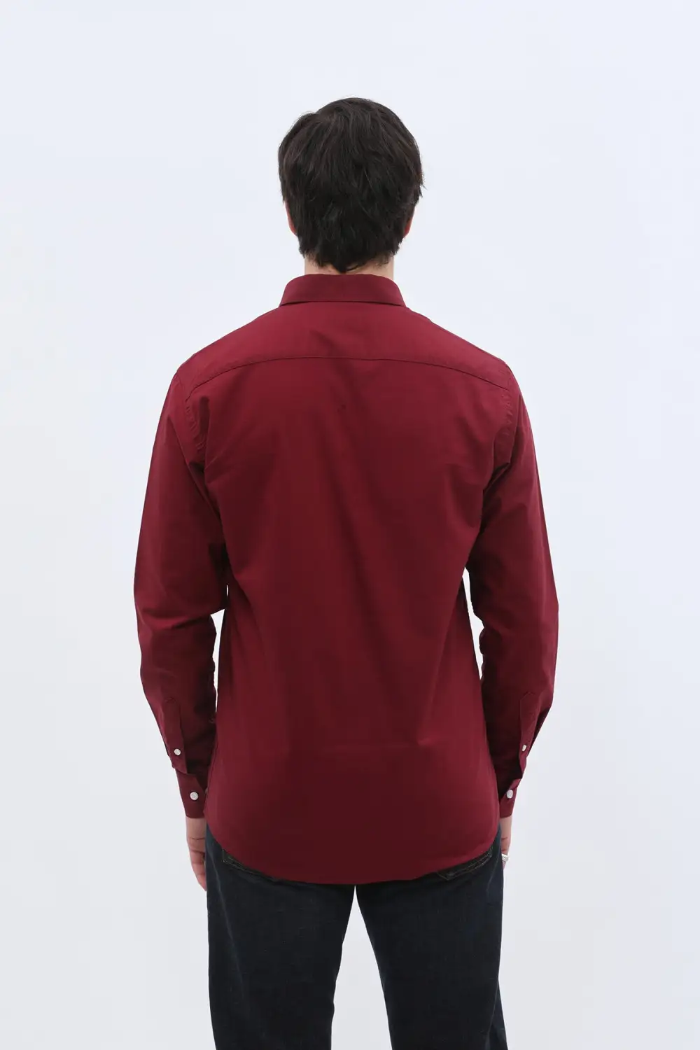 Relaxed Day Oxford Long Sleeve Cotton Men's Button Down Shirt