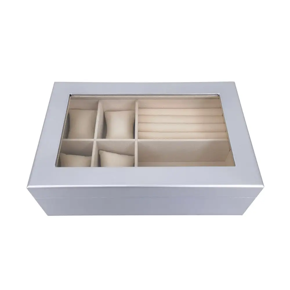 Glass Top Jewelry Box