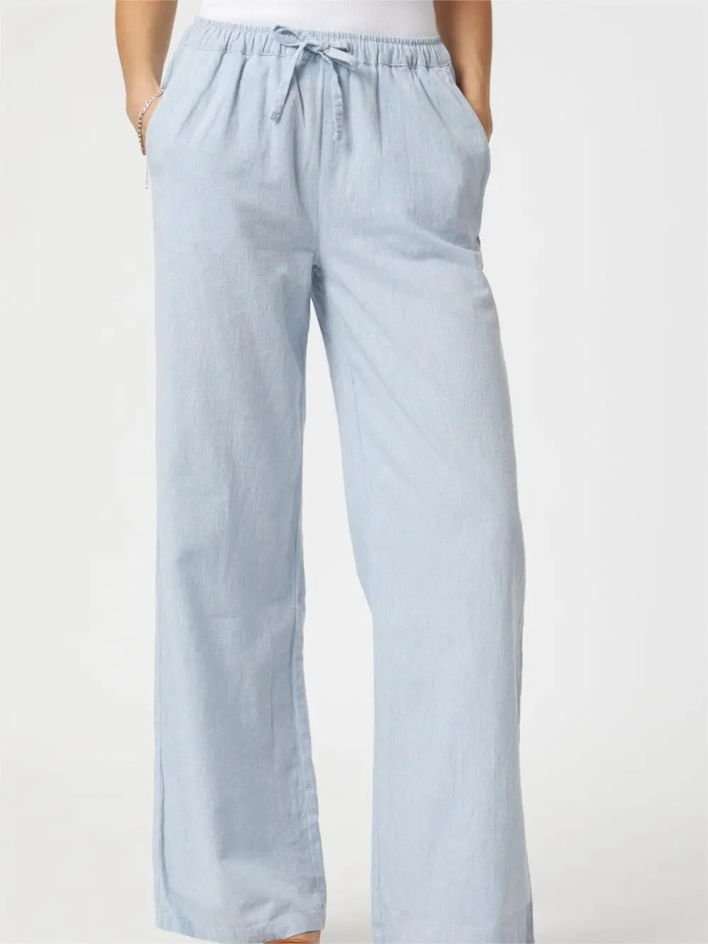 Straight Leg Cotton Pants