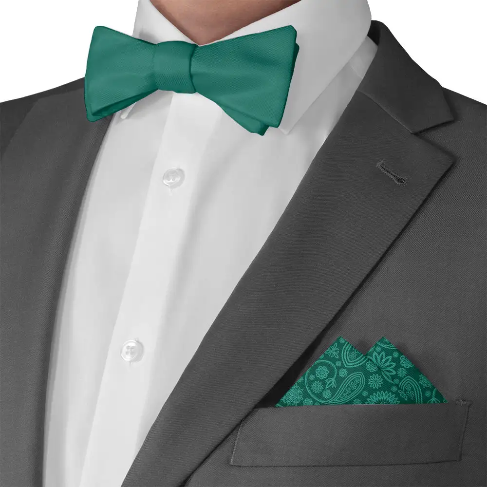 Distinctive Tailored Paisley Pocket Square