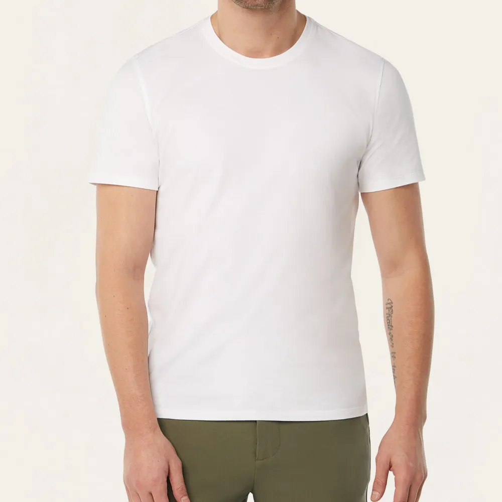 Classic Classic Fit Stretch Blend Round Neck T-Shirt