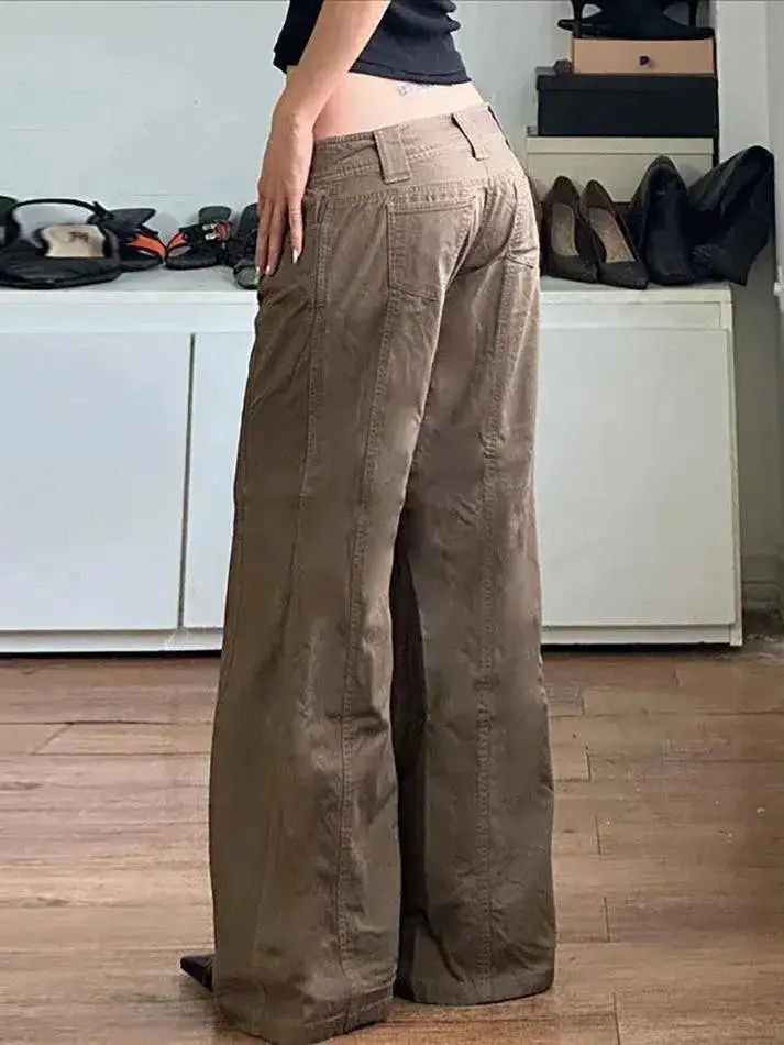 Vintage Low Rise Straight Leg Jeans