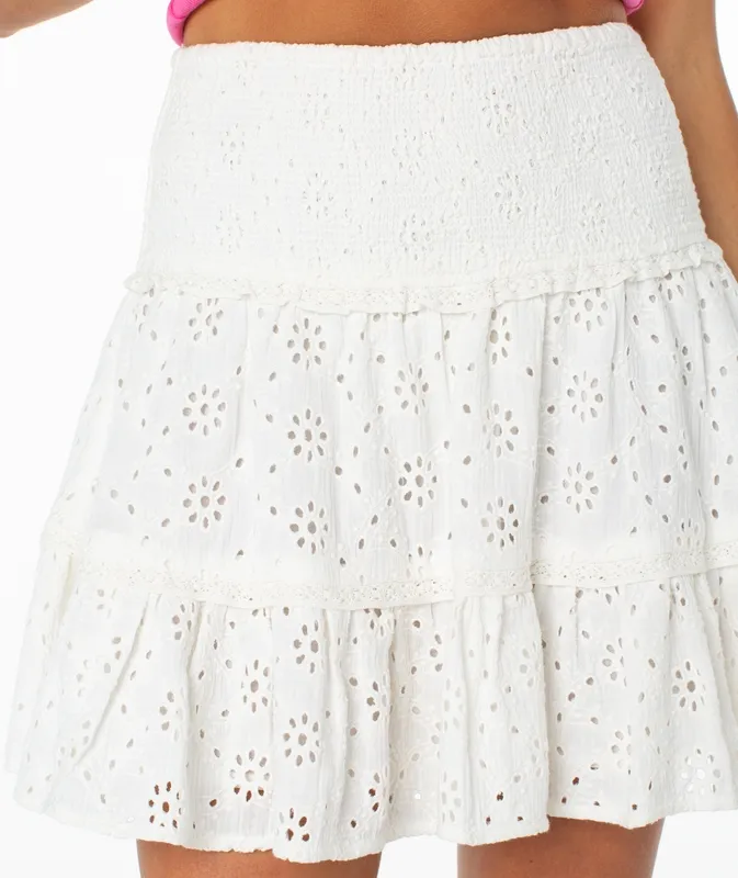 Relaxed Mini Woven Skirt