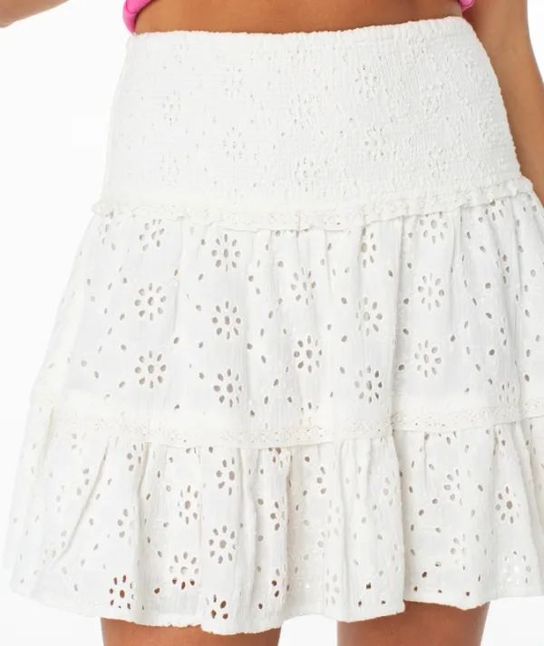 Relaxed Mini Woven Skirt