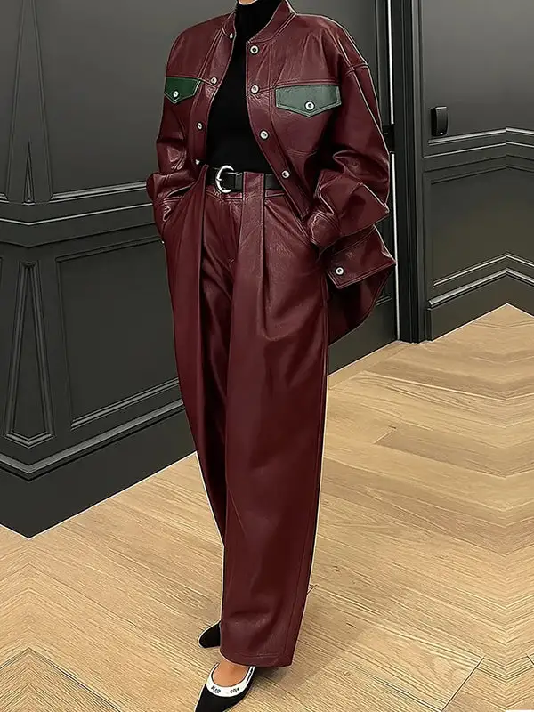 Modern Button Front Jacket