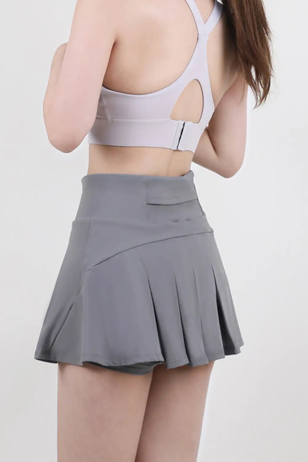 Airy Simple Pleated Skirt