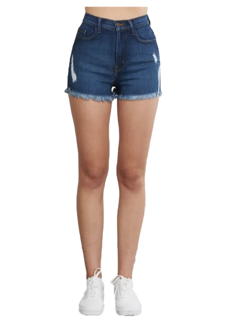 Women's Relaxed Mini Denim Shorts