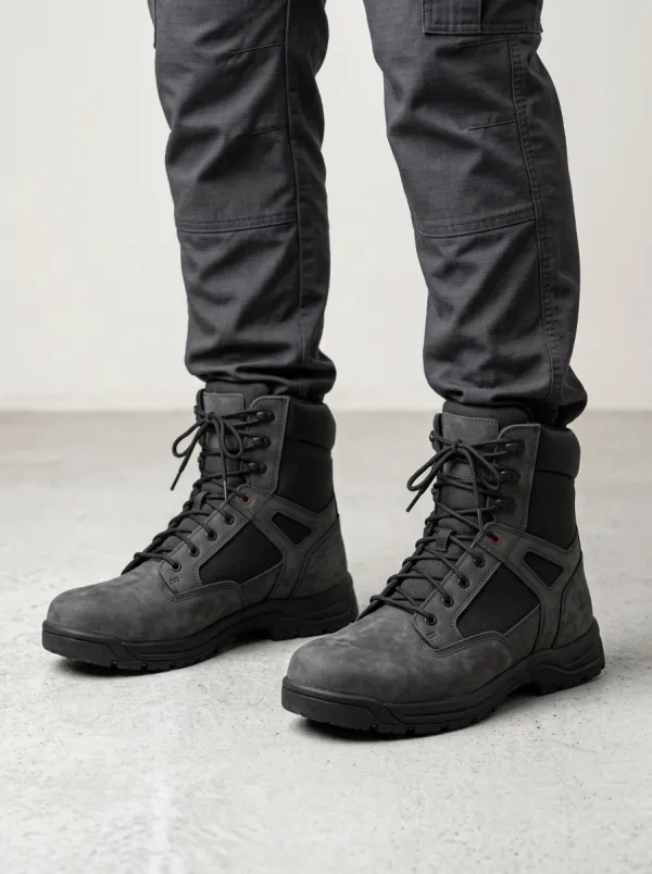 Men's Rugged Style Tactical Work Boots