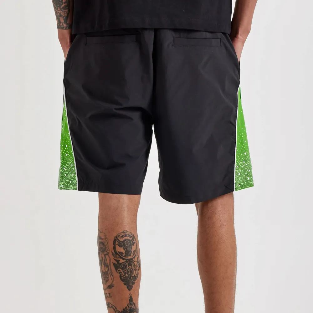 Everyday Rhinestone Nylon Shorts