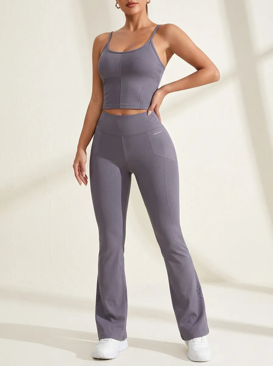 Flared Strap Detail Flare Active Set