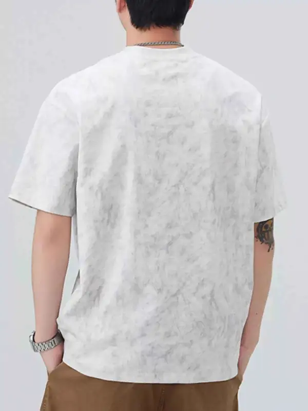 Easywear Letter Round Neck Short Sleeve T-Shirt