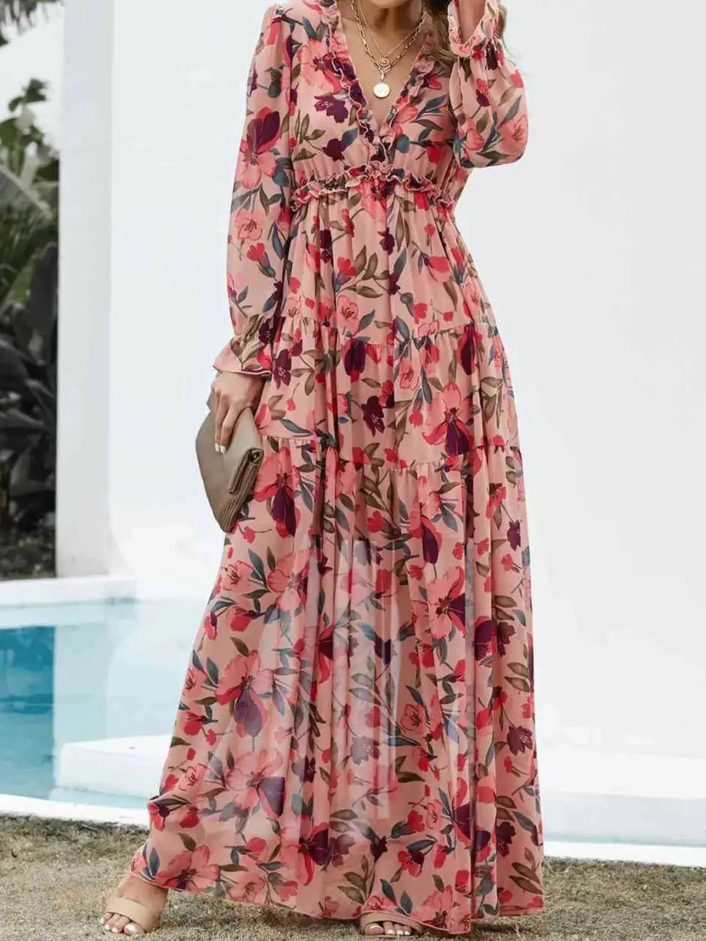 Soft Printed A-Line Dress