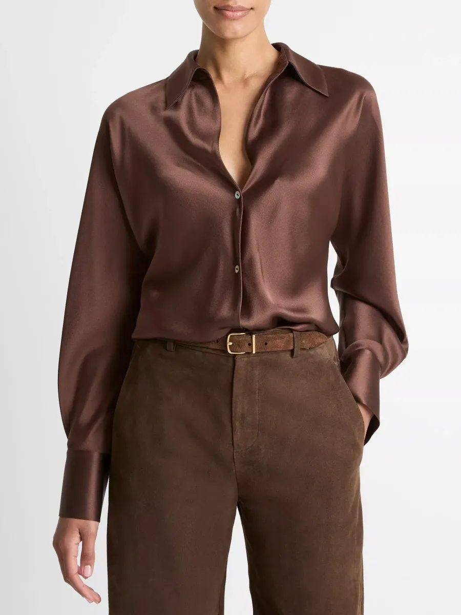Minimalist Silk Shirt