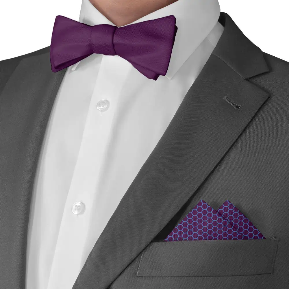 Formal Sharp Geometric Textured Pocket Square