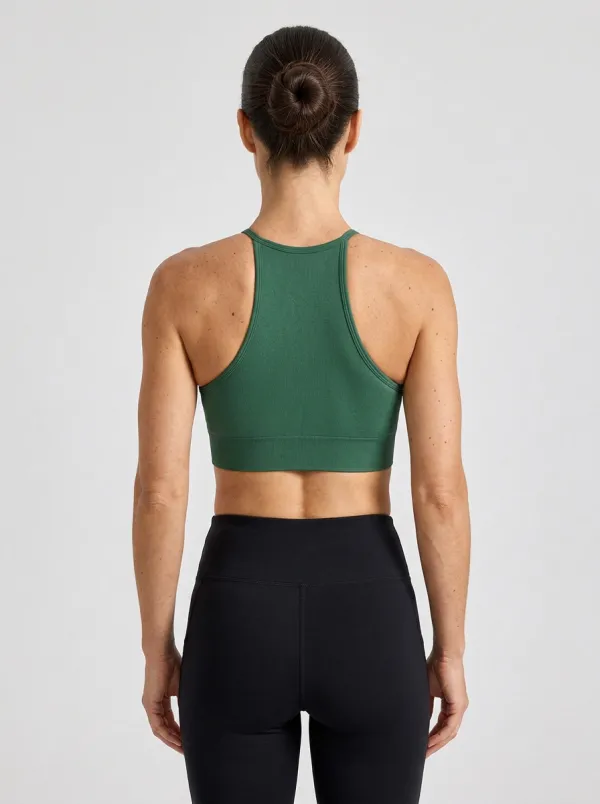 Modern Mesh Panel Mesh Finish Women's Sports Bra