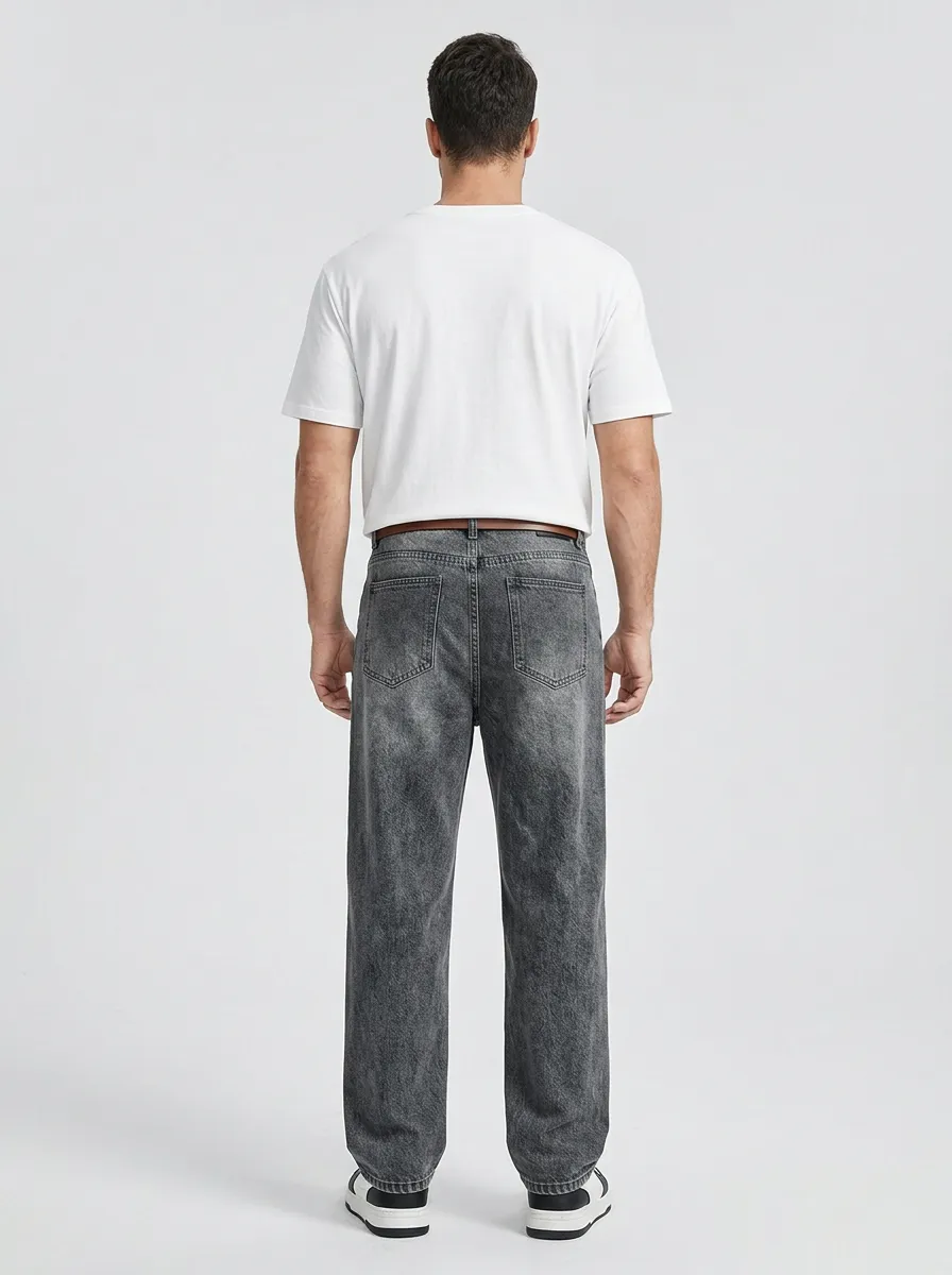 Men's Graphic Streetwear Graffiti Star Jeans