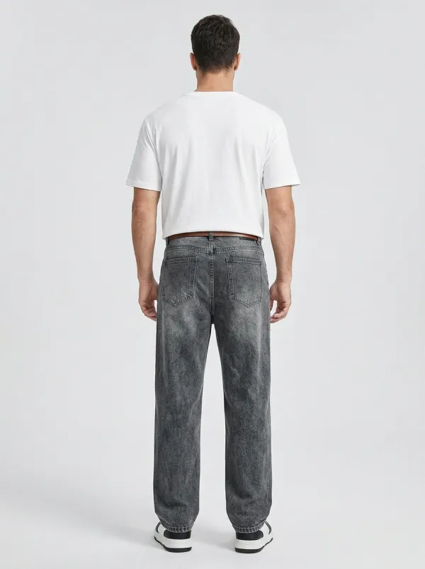 Men's Graphic Streetwear Graffiti Star Jeans