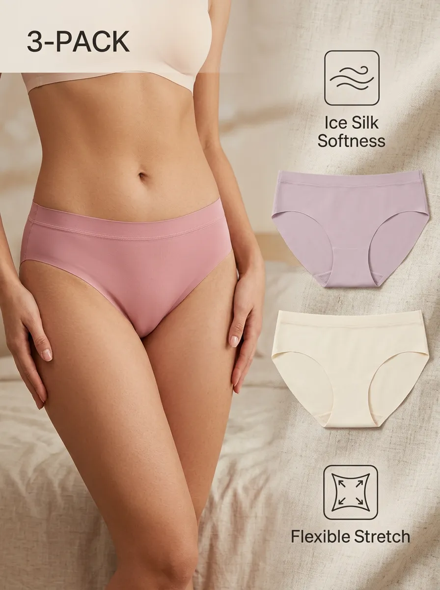 Women's Three Pack Everyday Panties