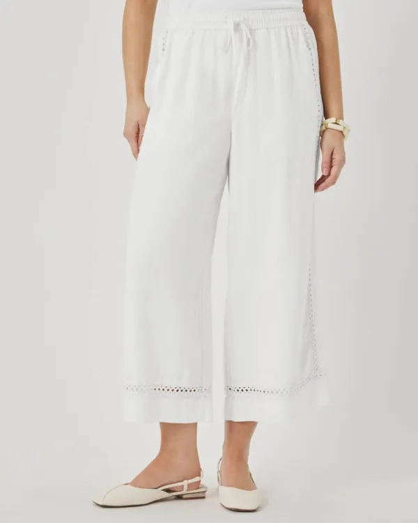 Linen Trim Pant Pants