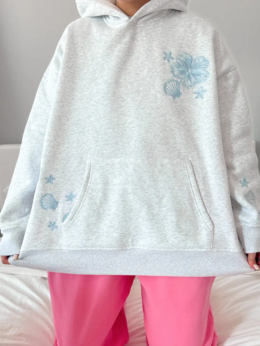 Tropical Embroider Hoodie