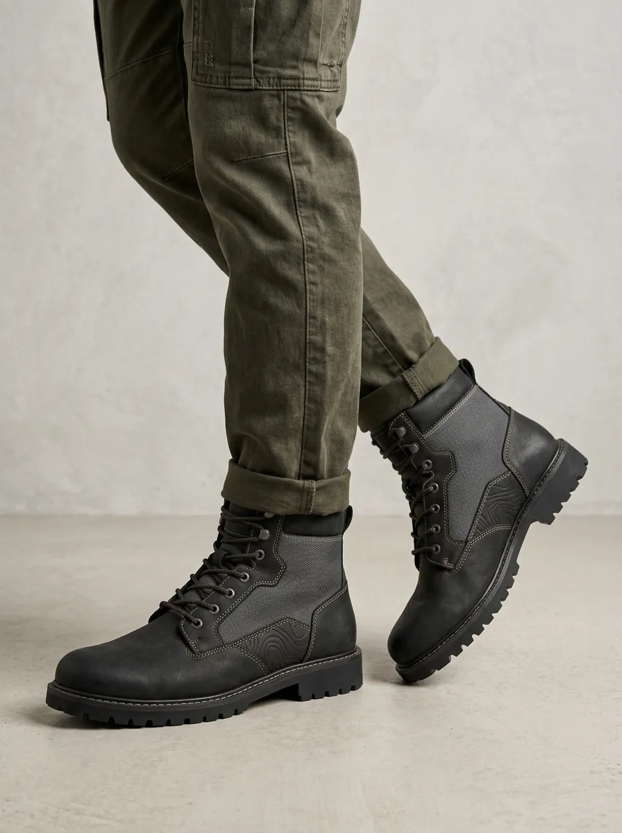 Men's Classic Topographic Work Boots