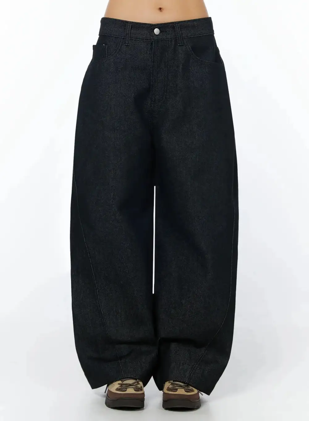 Streetwear Low-Rise Baggy Jeans
