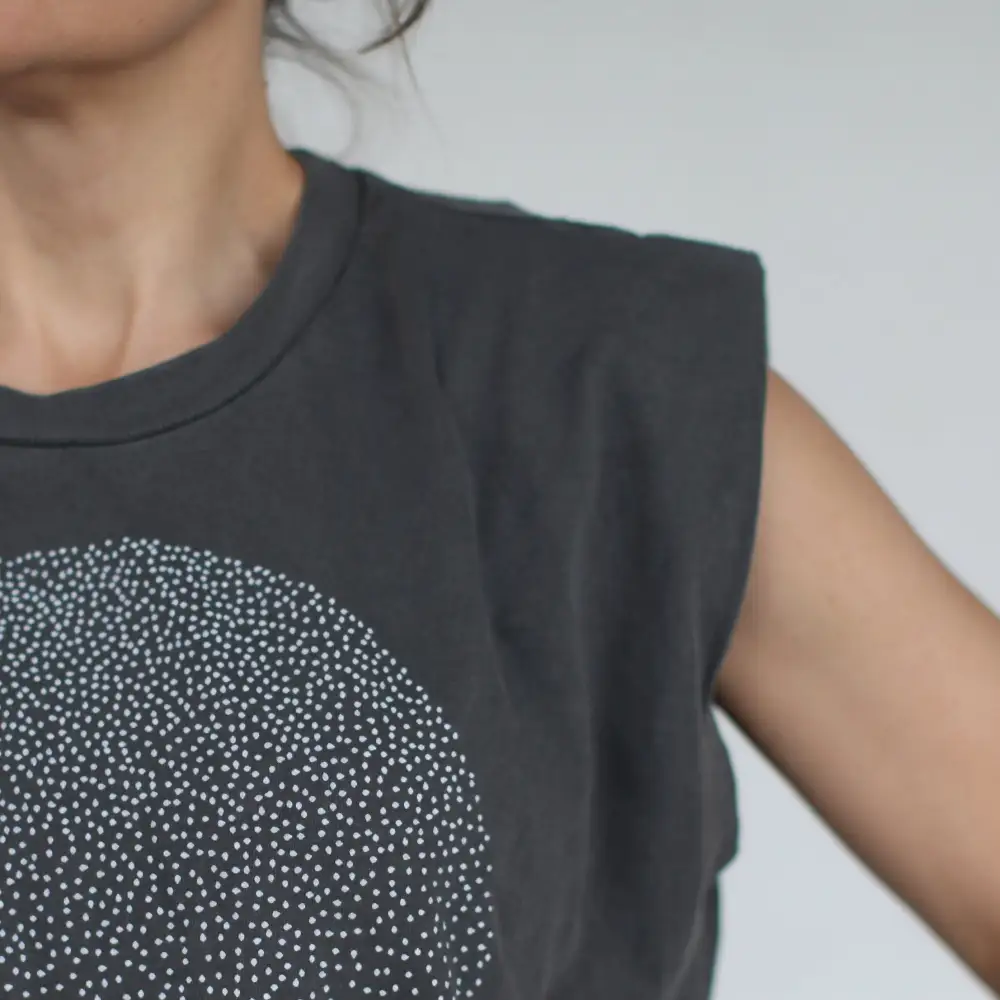 Snow Globe Cotton Crop Tank