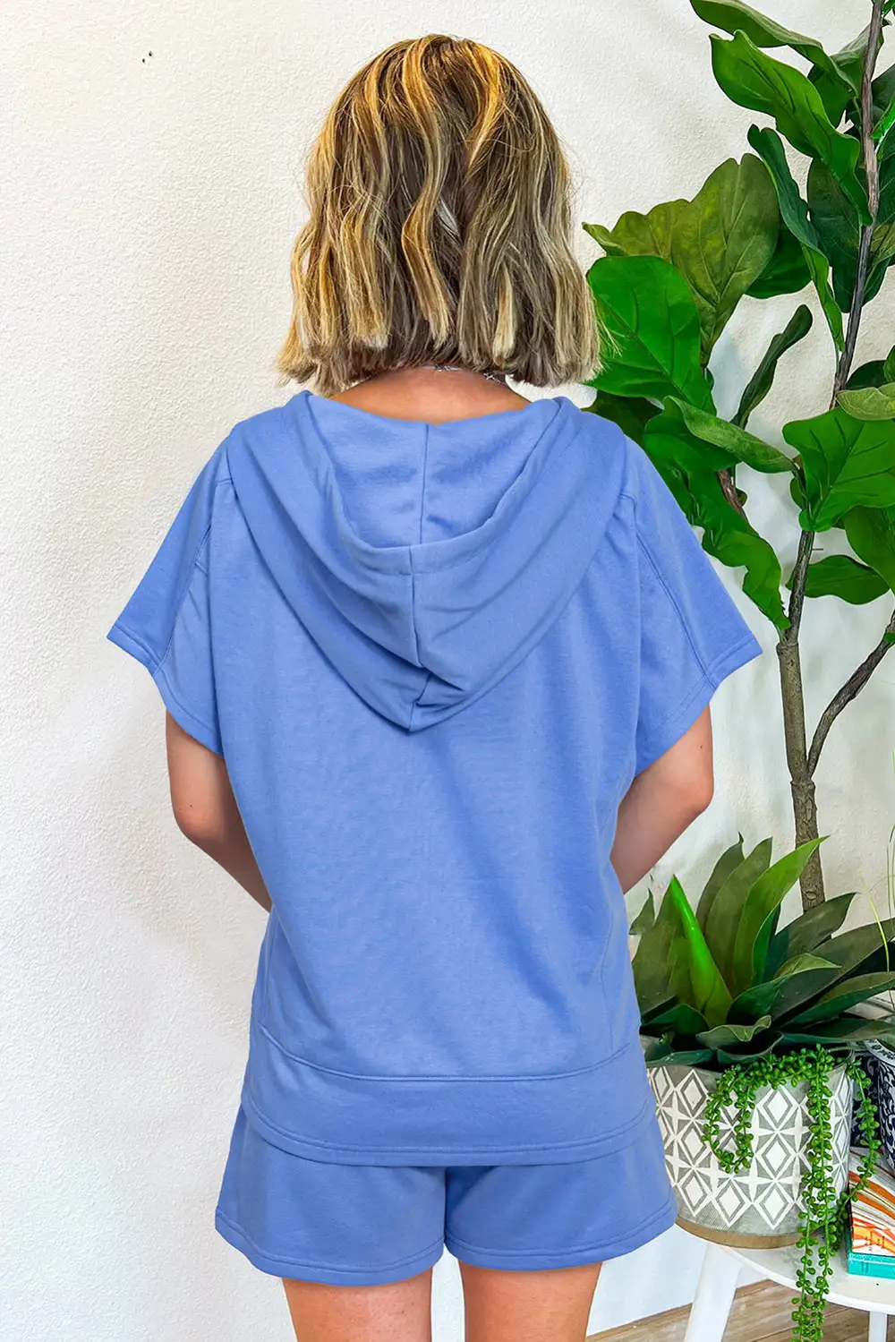 Sleeve Shorts Relaxed Shorts Lounge Set Look