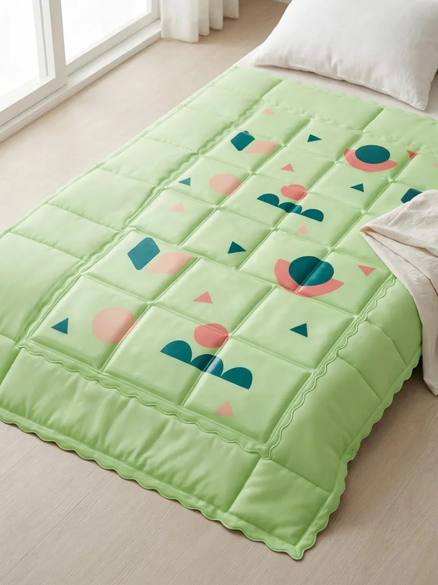 Geometric Pattern Cooling Mat