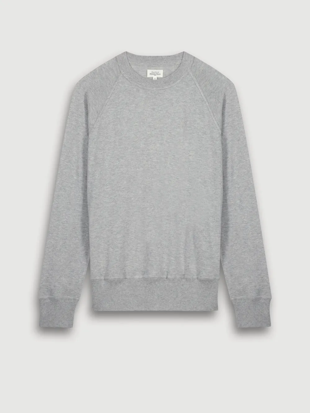 Men's Heather Grey Crew Neck Sweater