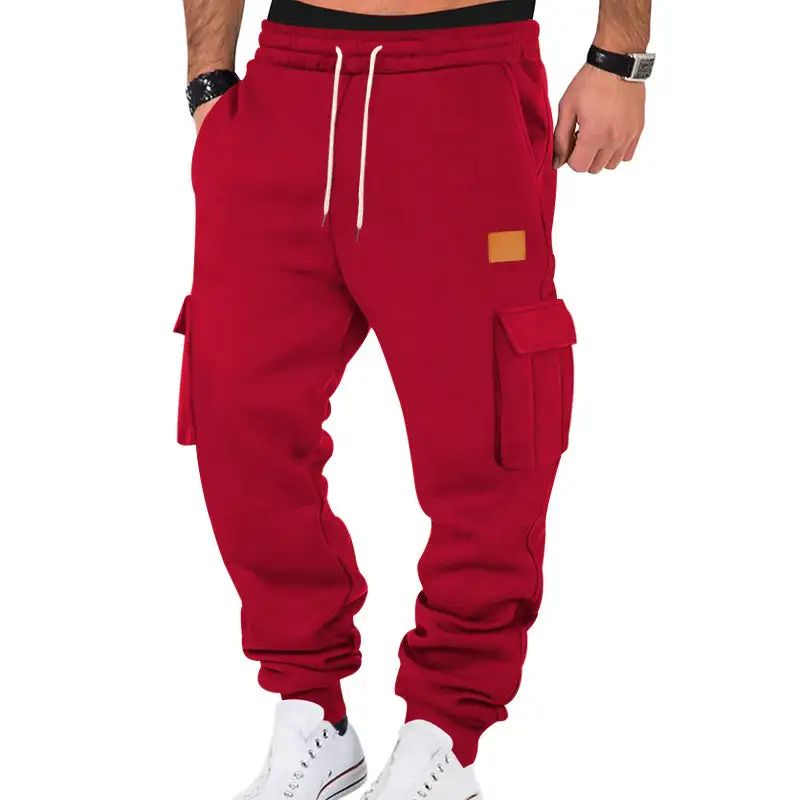Men's  Urban Cargo Jogger Waistband Pockets Cargo Pants