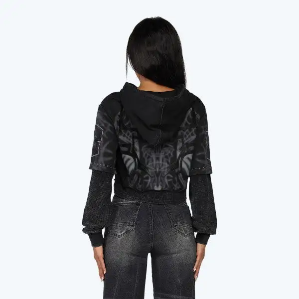 Everyday Cropped Hoodie Women's Lounge Set