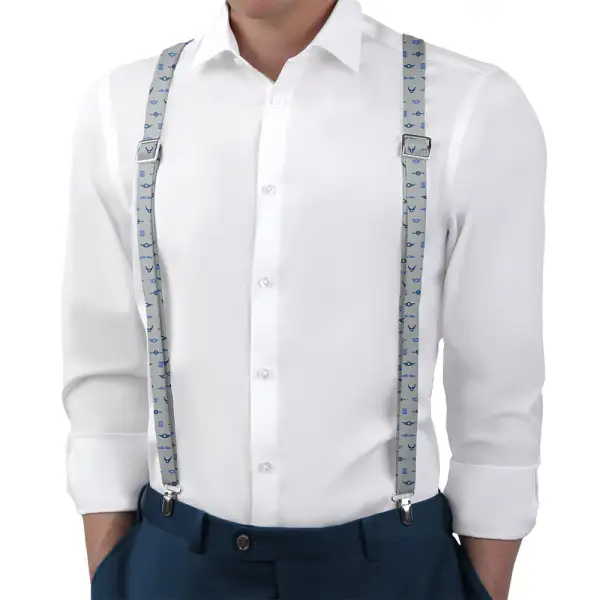 Badge Of Honor Theme Suspenders